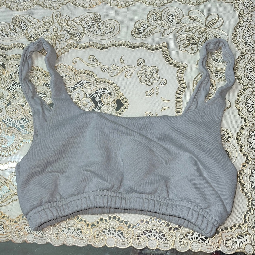 Oak + Fort light grey bralette